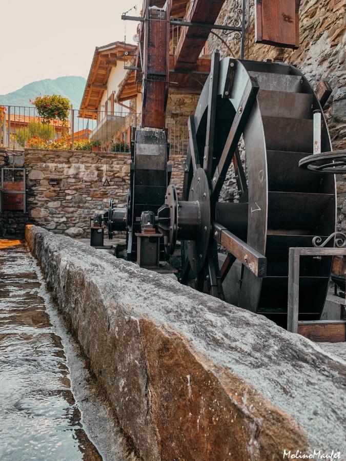 La Roggia - Lake Como Heritage Home In Molino Maufet Watermill - Patio On The Garden Colico Exterior photo