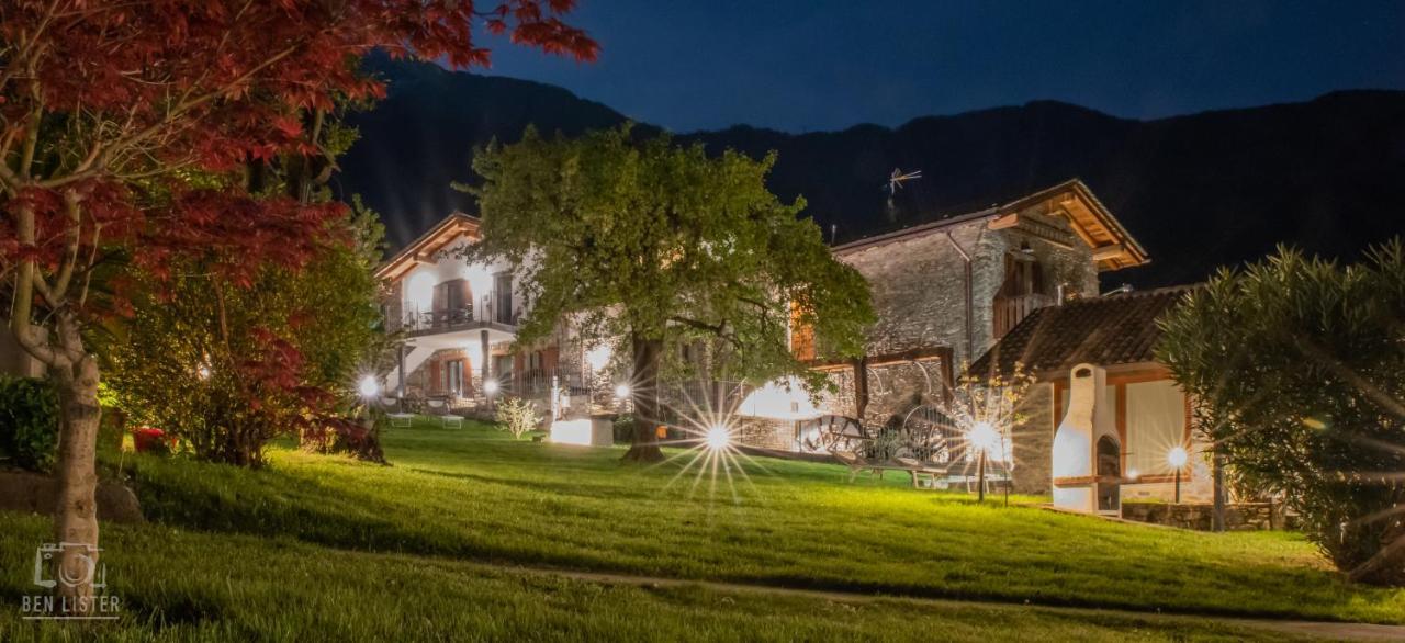 La Roggia - Lake Como Heritage Home In Molino Maufet Watermill - Patio On The Garden Colico Exterior photo